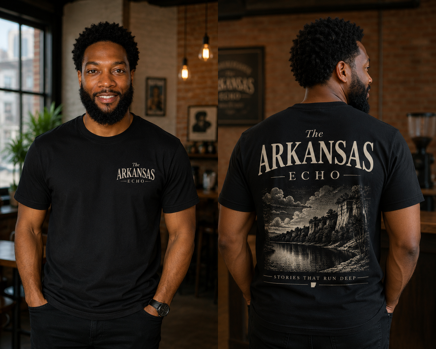 The Arkansas Echo™ | Stories That Run Deep Tee